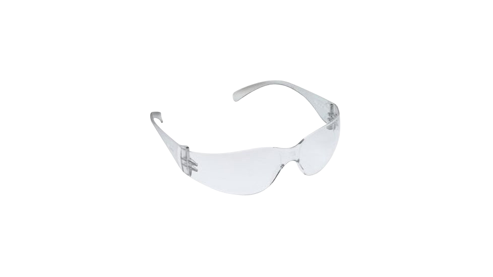 3M Peltor Virtua Clear Polycarbonate Lens Clear Frame Safety Glasses - 100 Per Case