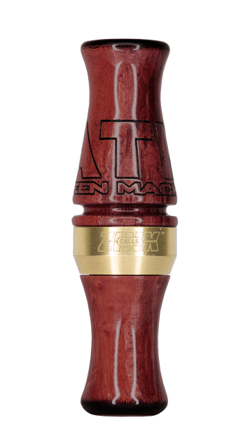Avian X Zink ATM Green Machine Custom Deluxe Duck Call - Double Reed