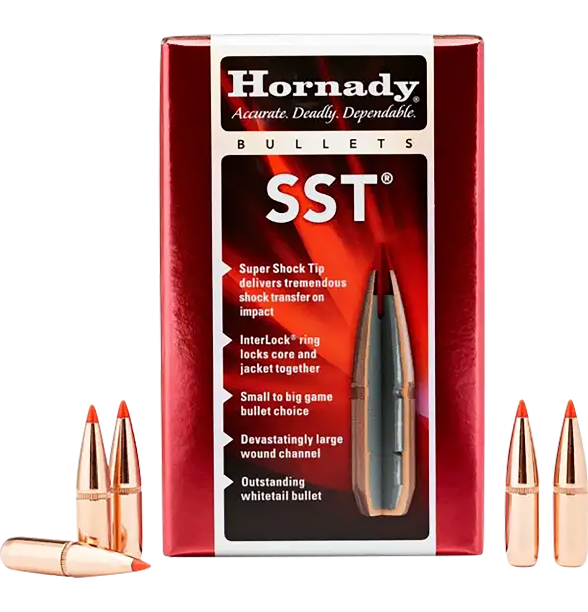 Hornady SST 6.5mm .264 129gr Super Shock Tip - 100/Box