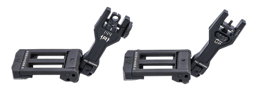 Strike Industries Sidewinder II 45 Degree Offset Folding Backup Iron Sights - Black