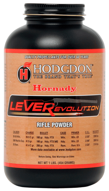 Hodgdon HLR1 LEVERevolution Smokeless Rifle Powder 1 lb