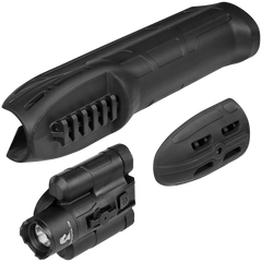 Adaptive Tactical EX Performance Forend 300 Lumen Flashlight Black Polymer 2" Picatinny - Mossberg 500/590/Maverick 88