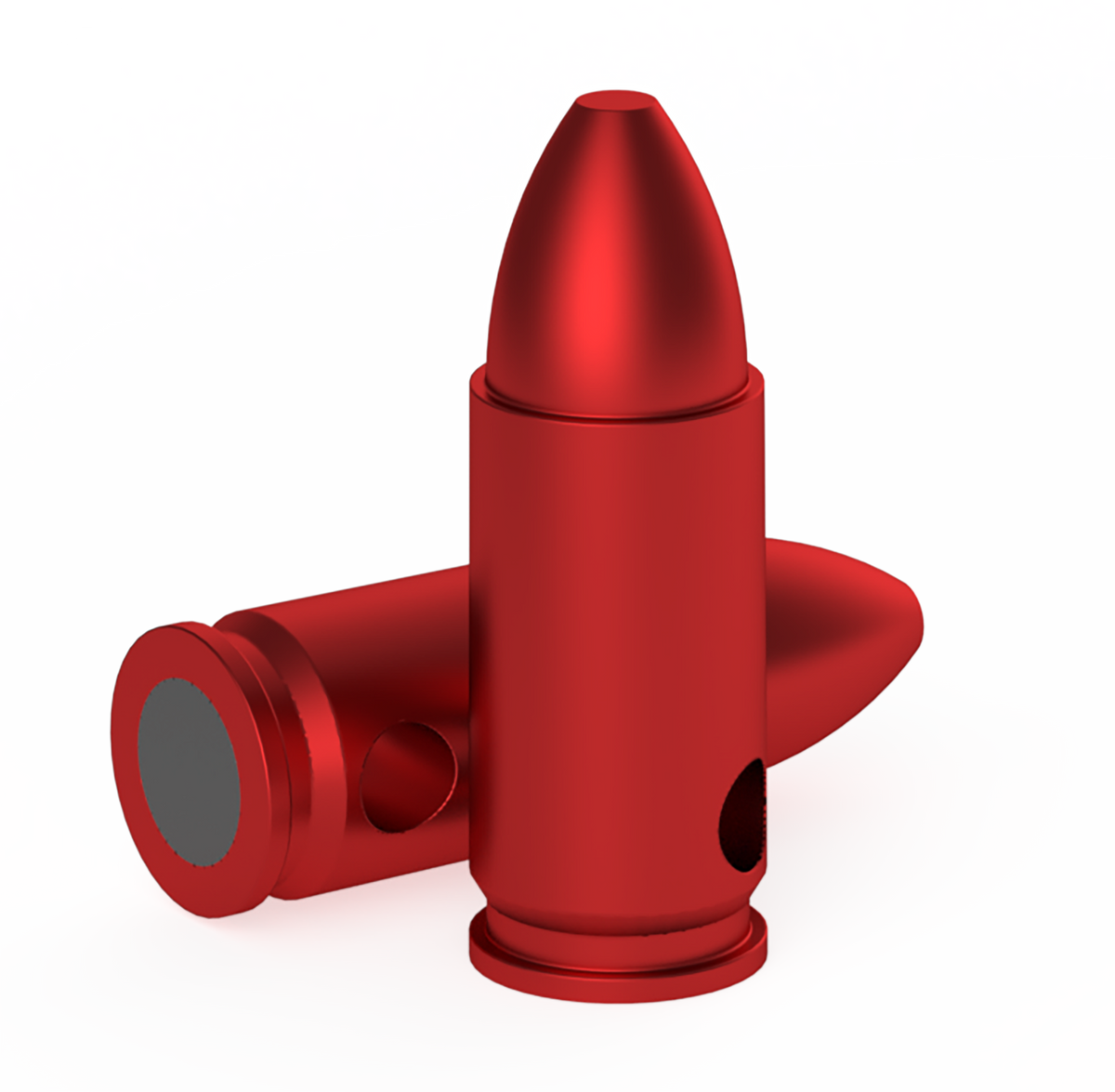 Birchwood Casey Duracap 9mm Luger 6-Pack Aluminum Dummy Rounds