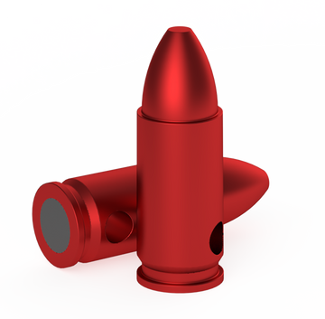 Birchwood Casey Duracap 9mm Luger 6-Pack Aluminum Dummy Rounds