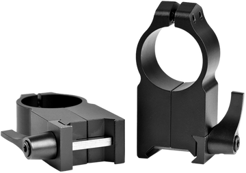 Warne 204LM Maxima 1" Ultra High Quick Detach Scope Rings - Matte Black