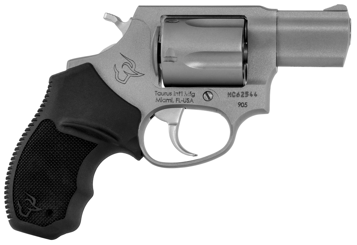 Taurus 905 Standard 9mm Luger 2" 5-Shot DA/SA Matte Stainless Revolver