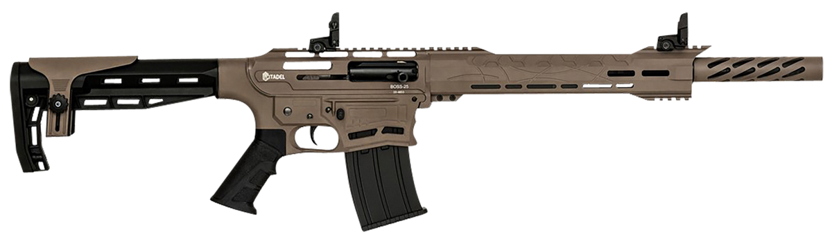 Citadel Boss25 12 Gauge 18.75" 5+1 Semi-Auto Shotgun - FDE