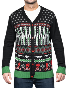 Magpul Industries Krampus Christmas Sweater Cotton/Acrylic Multi Color Long Sleeve 3XL