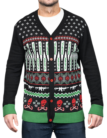 Magpul Industries Krampus Christmas Sweater Cotton/Acrylic Multi Color Long Sleeve 3XL
