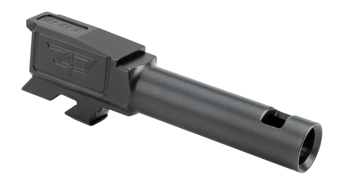 Zaffiri Precision BA-G43-CP-BN 9mm Luger Match Grade Barrel Black Nitride - Fits Glock 43/43X