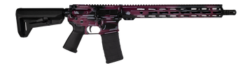 Shark Coast Tactical Anime-15 5.56 NATO 16" 30+1 Semi-Auto AR-15 Rifle - Black Cherry Cerakote