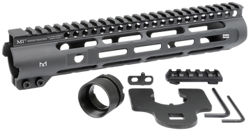 Midwest Industries Slimline AR-15 10.5" M-LOK Free-Float Handguard - Black