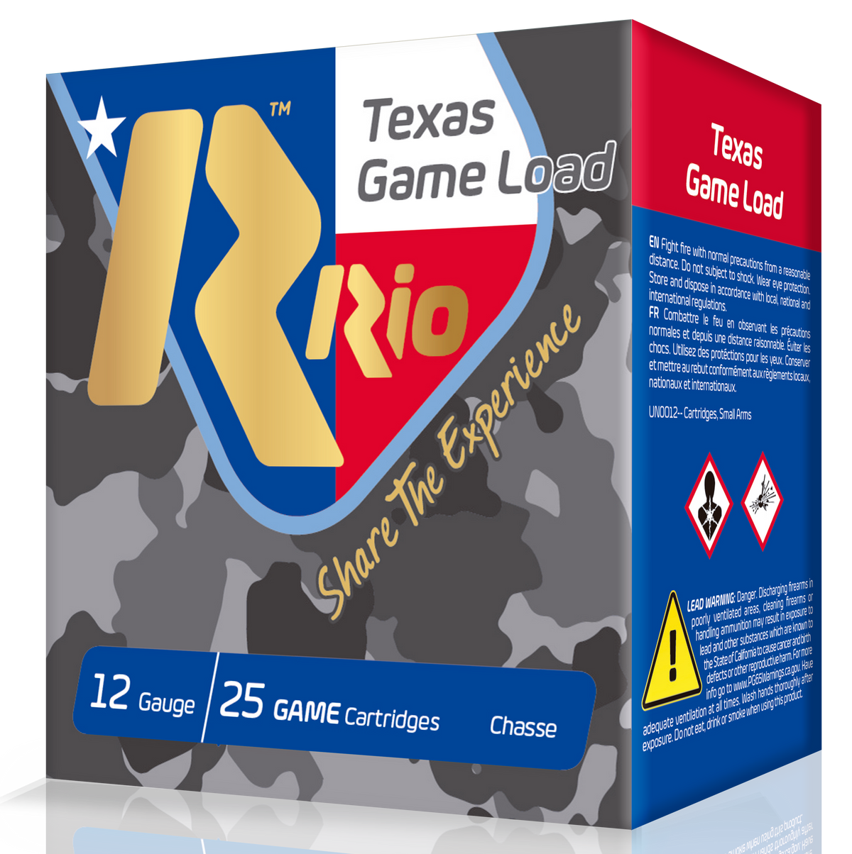 Rio Ammunition Top Game Texas Game Load 12 Gauge 2.75" 1-1/4 oz 7.5 Shot - Box or Case