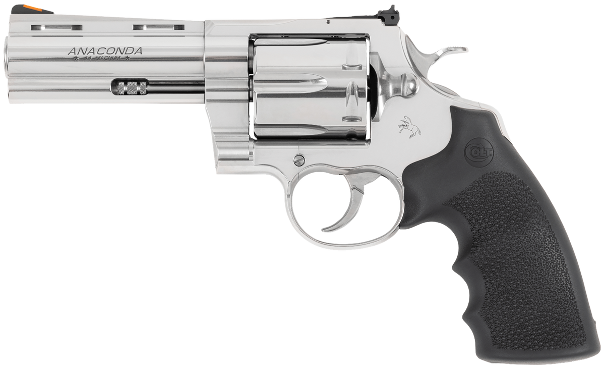 Colt Mfg Anaconda 44 Mag 6-Shot 4.25" DAO Revolver - Semi-Bright Stainless