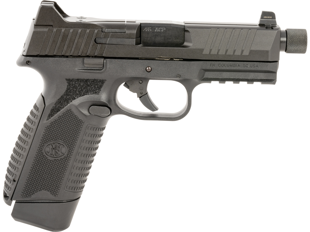 FN 545 Tactical 45 ACP 4.71" 10+1 Semi-Auto Pistol - Black
