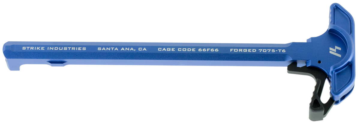 Strike Industries ARCH-EL Extended Latch Charging Handle AR-15 Blue Anodized Aluminum