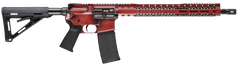 Black Rain Ordnance Spec 15+ We The People 5.56x45mm NATO 16" 30+1 Semi-Auto AR-15 Rifle - Red Battleworn with Deep Engraving