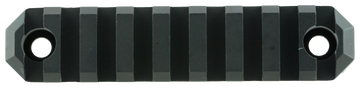 GrovTec GTSW238 3.8" 9-Slot M-LOK Picatinny Rail Section - Black Hardcoat Anodized