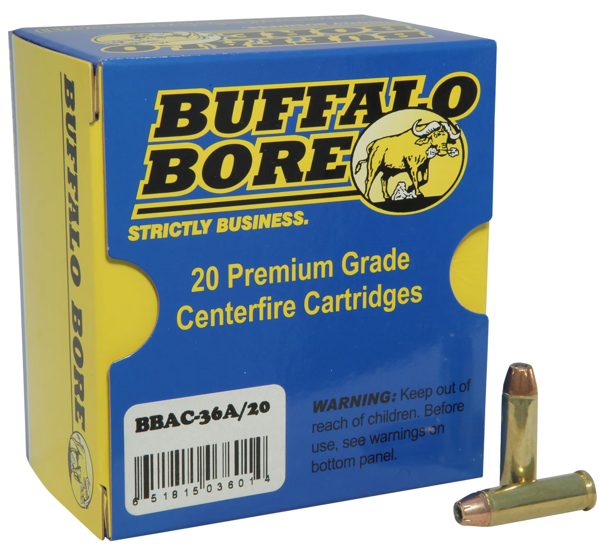 Buffalo Bore Ammunition Strictly Business Heavy 32 H&R Mag +P 100gr Jacketed Hollow Point 20 Rd - Box or Case