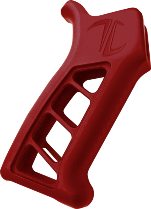 Timber Creek Outdoors Enforcer AR Pistol Grip - Red Anodized Clear Cerakote Aluminum