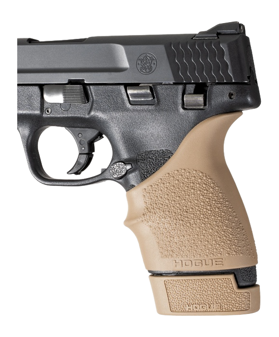Hogue HandAll Beavertail Grip Sleeve Rubber Flat Dark Earth - S&W M&P Shield 45