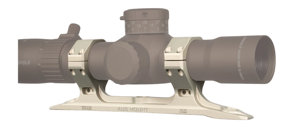 Q LLC The Fix AUS Direct Mount 35mm Optic Mount - Clear Anodized