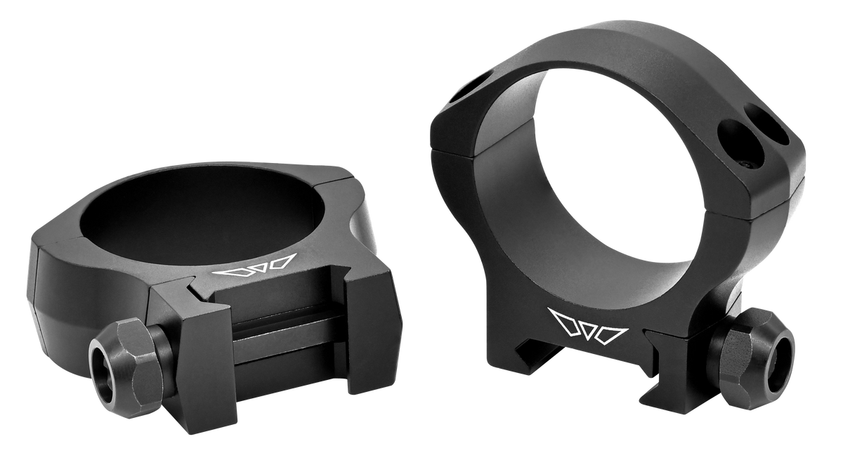 Warne Mountain Tech 35mm Low 0 MOA Matte Black Scope Rings