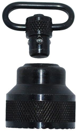 GrovTec GTSW298 Mag Cap Swivel Set 1" Push Button Black Oxide Steel Mossberg 590/835 12 Gauge