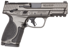 Smith & Wesson M&P 9 M2.0 Metal Compact 9mm Luger 4" 15+1 Semi-Auto Pistol - Tungsten Gray, Optic Ready, Thumb Safety