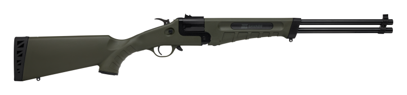 Savage Arms Model 42 Takedown 22 LR/410 Bore 20" 1-Rd Break-Action Over/Under - OD Green