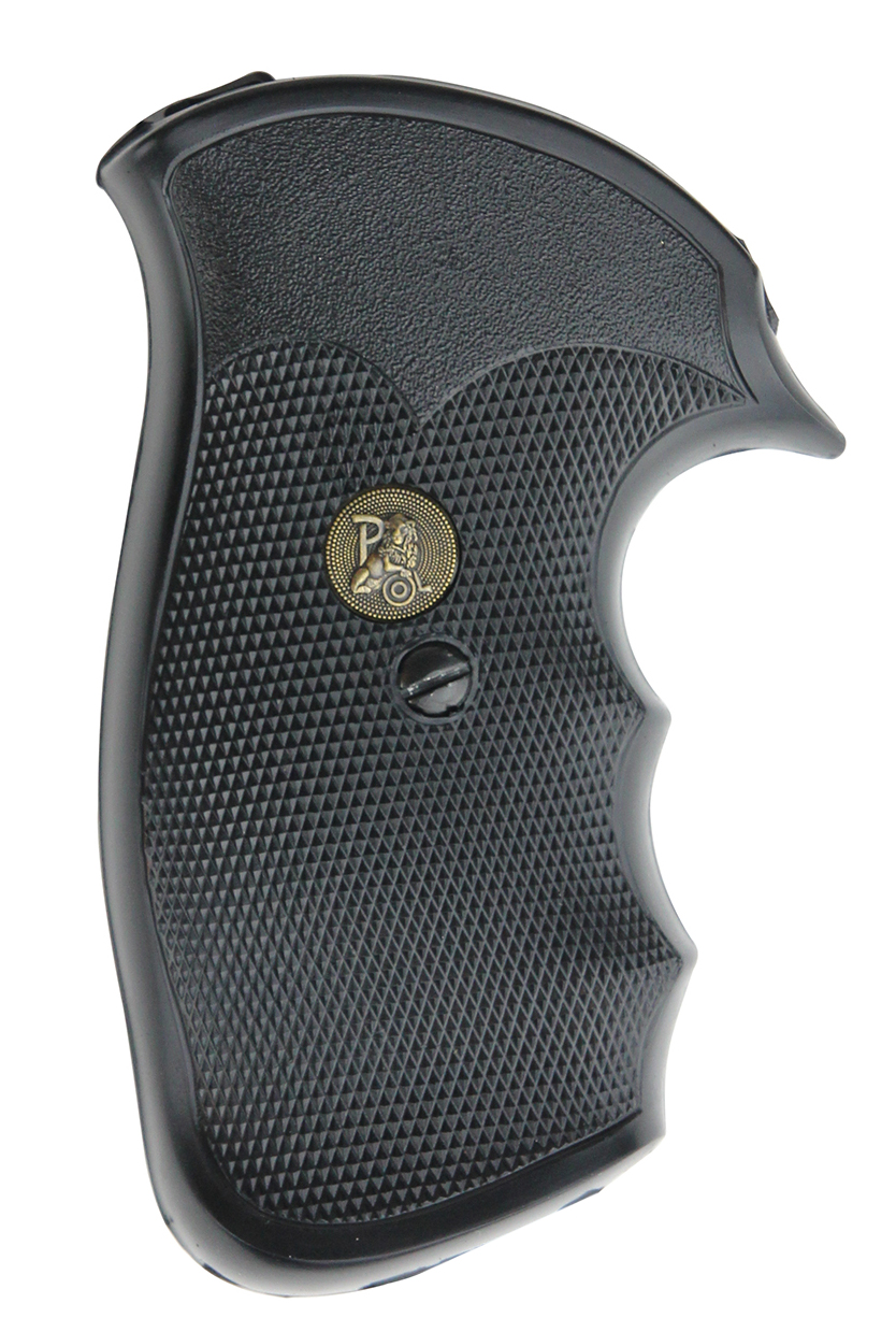 Pachmayr Gripper Rubber Grip Checkered w/ Finger Grooves S&W N Frame Square Butt
