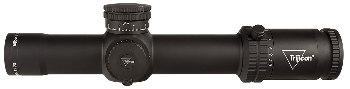 Trijicon Credo 1-8x28mm 34mm Tube LED Illuminated Red/Green MRAD Segmented Circle FFP Riflescope - Matte Black