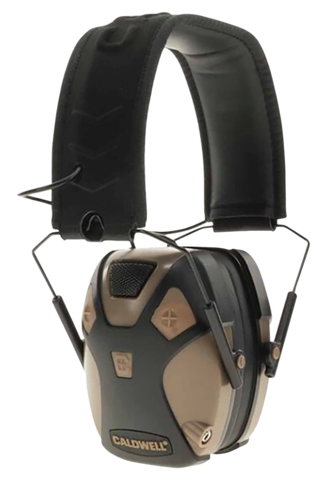 Caldwell E-Max Pro 23 dB NRR Over the Head Electronic Earmuffs - FDE/Black