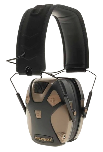 Caldwell E-Max Pro 23 dB NRR Over the Head Electronic Earmuffs - FDE/Black
