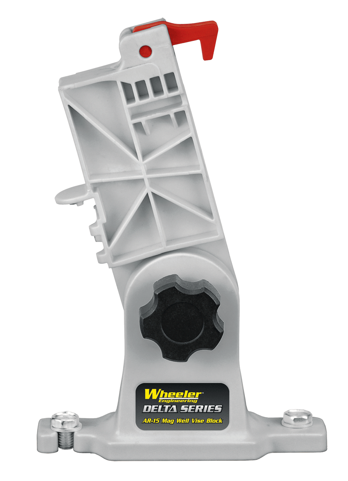 Wheeler AR-15 Delta Series Mag Well Vise Block Gray Polymer