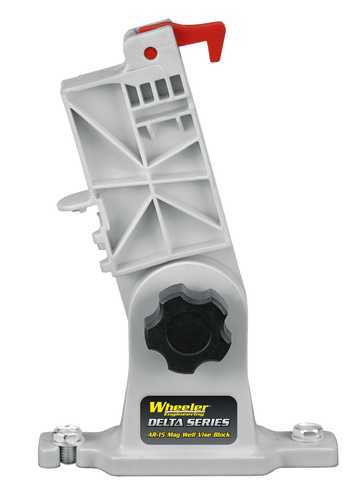 Wheeler AR-15 Delta Series Mag Well Vise Block Gray Polymer