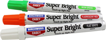 Birchwood Casey Super Bright Touch-Up Sight Pens Red/White/Green Felt-Tip 3-Pen Kit