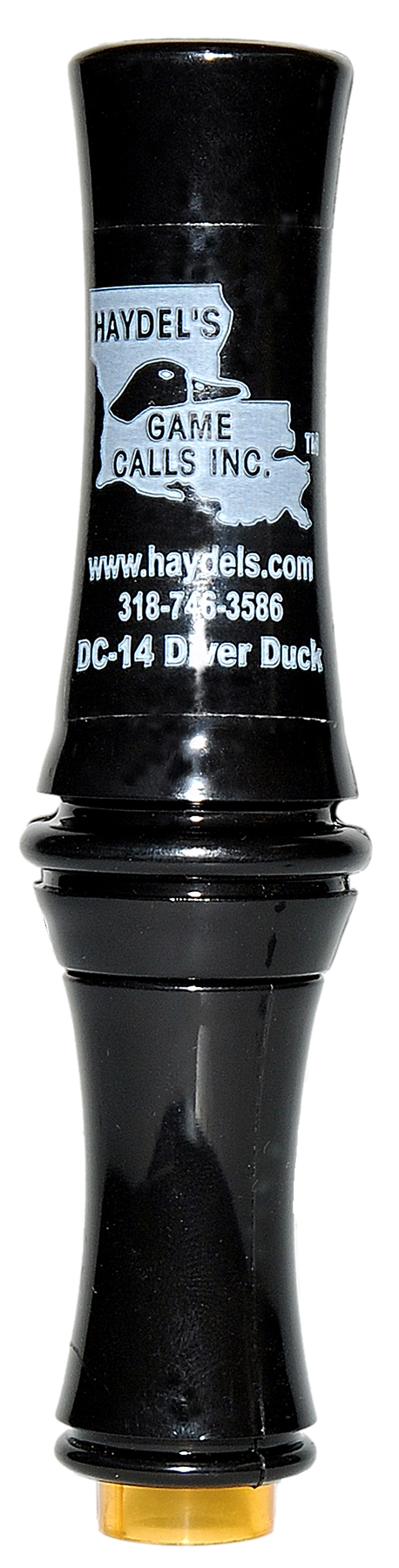 Haydels DC14 Diver Duck Single Reed Open Call - Black Acrylic