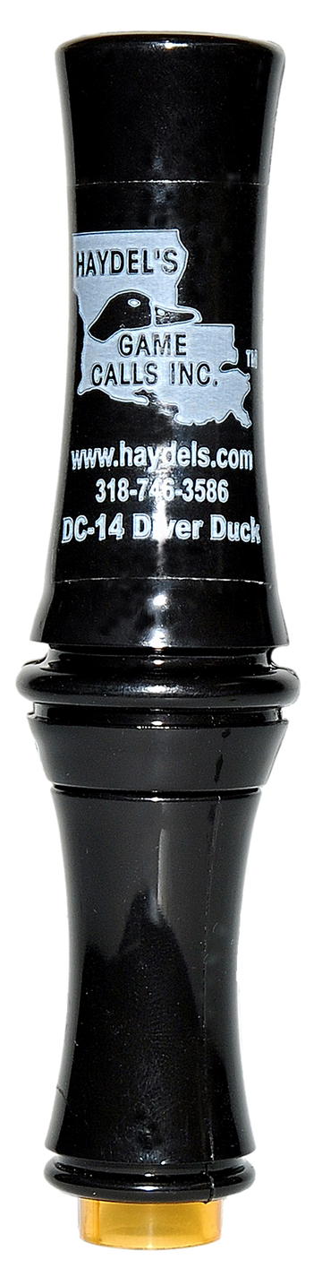 Haydels DC14 Diver Duck Single Reed Open Call - Black Acrylic