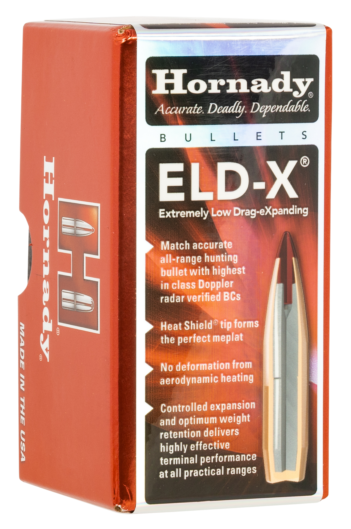 Hornady ELD-X 22 Cal .224 80gr Reloading Bullets - 100/Box