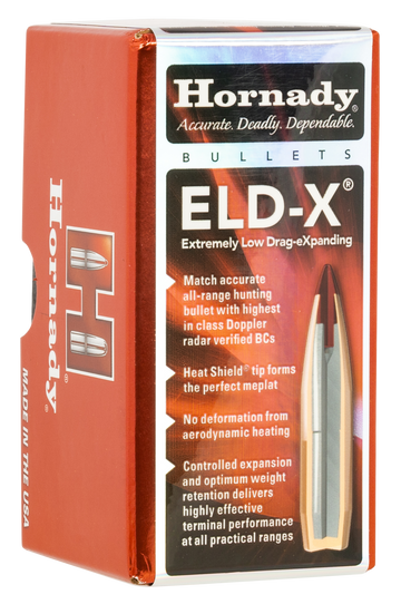 Hornady ELD-X 22 Cal .224 80gr Reloading Bullets - 100/Box
