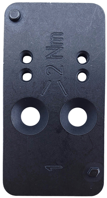 HK VP9 Optics Ready Mounting Plate #1 Black Steel - Fits Meopta/EOTech MRDS/Noblex