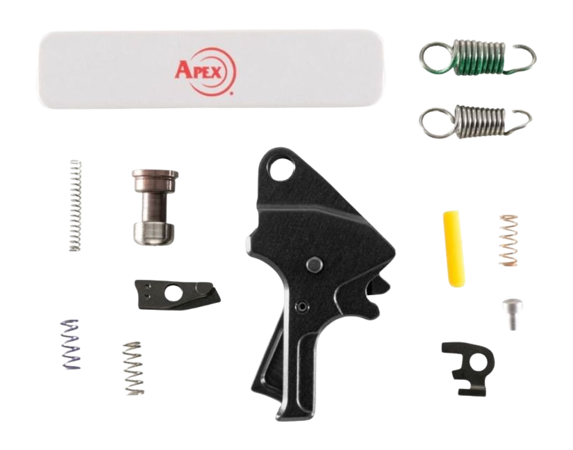 Apex Tactical Specialties 100289BLK Flat-Faced Forward Set Trigger Aluminum Black - Fits S&W M&P M2.0 Metal Frame