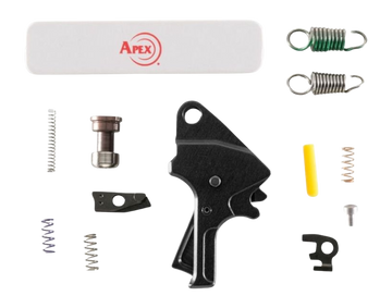 Apex Tactical Specialties 100289BLK Flat-Faced Forward Set Trigger Aluminum Black - Fits S&W M&P M2.0 Metal Frame