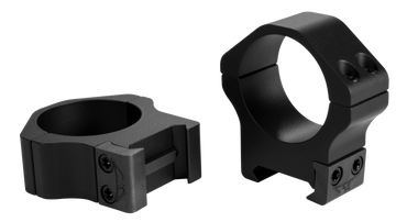 Warne 514M Maxima Horizontal 30mm Medium Matte Black Scope Rings - 0 MOA