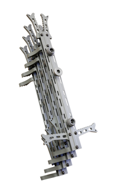 Hawk Helium Climbing Sticks Gray Aluminum 10" W x 20" L 4 Pack
