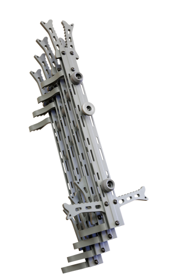 Hawk Helium Climbing Sticks Gray Aluminum 10" W x 20" L 4 Pack
