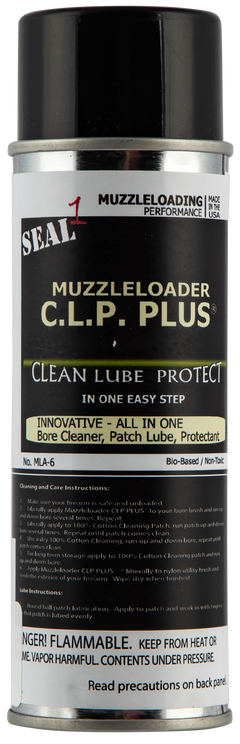 Seal 1 CLP Plus Muzzleloader 6 oz Aerosol - Black Powder Cleaner/Lubricant/Protectant