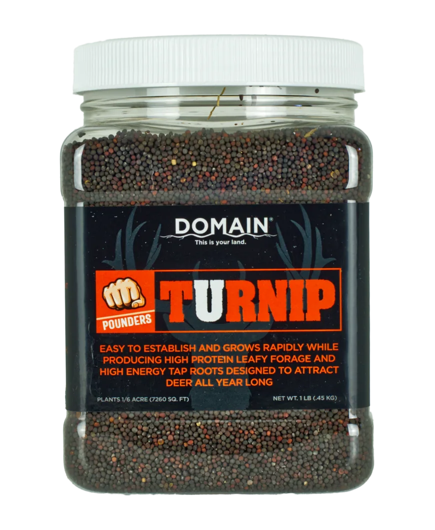 Domain Outdoor Pounder Turnip Food Plot Seed - 1 lb