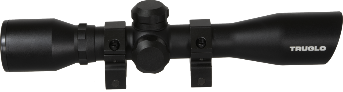 TruGlo Compact 4x 32mm 1" Tube Diamond Reticle Scope - Matte Black